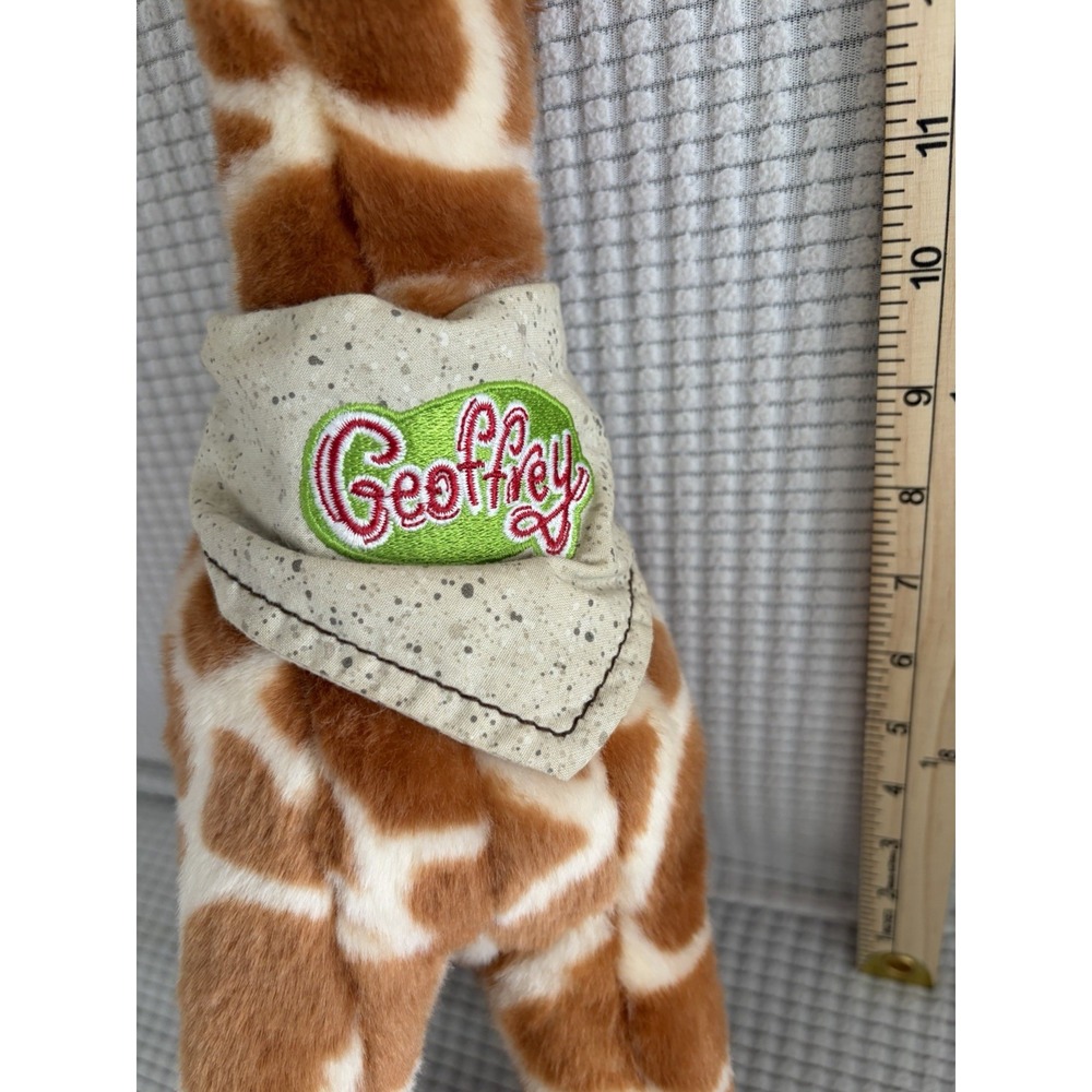 Vintage 2000 Geoffrey Giraffe Toys R Us Plush Talking Spanish Audio Works 18" - Picture 3 of 9